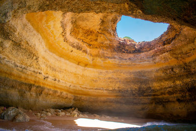 View of rock formations