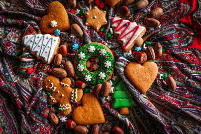 Christmas cookies for happy new year. high quality photo