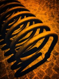 Close-up of shadow on wall