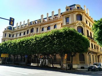 Low angle view of building against sky