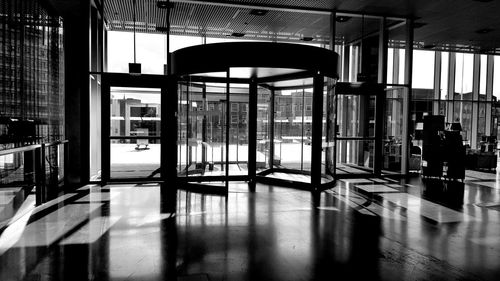 Interior of empty building