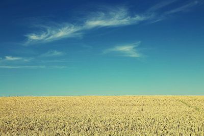 View of blue sky and clouds