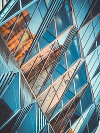 Low angle view of glass building