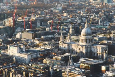 Aerial view of cityscape