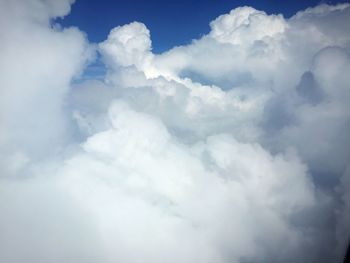 Low angle view of cloudy sky