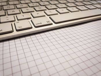 Full frame shot of computer keyboard