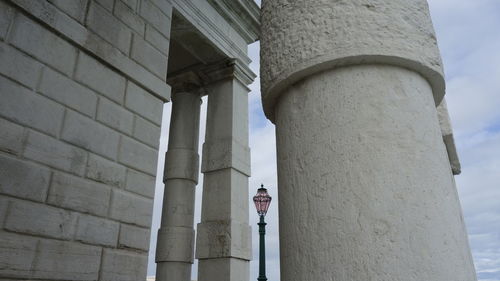 Low angle view of building against sky