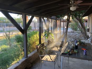 Interior of restaurant