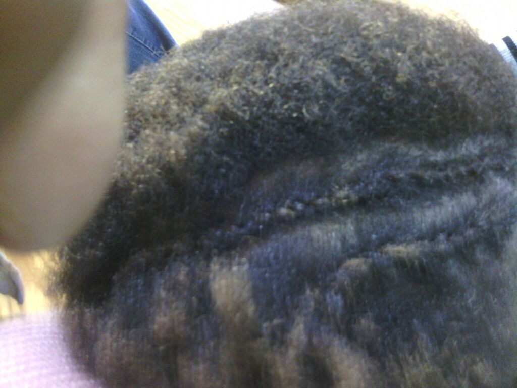 In skool geting my hair done