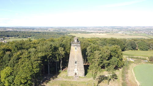 Aerial view of hoober stand