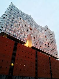 Low angle view of building against sky