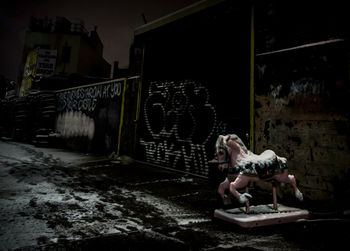 Full length of man climbing on floor