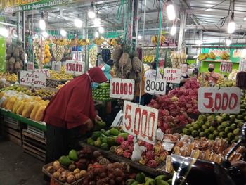 Various fruits for sale at farmer market