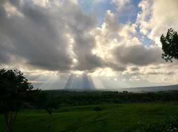 Scenic view of landscape against sky