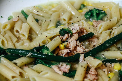 Close-up of pasta in plate