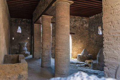 Entrance of old building