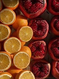 Full frame shot of various fruits