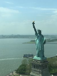 Statue of liberty against sky