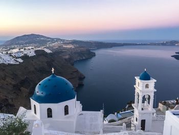 Panoramic view of buildings against sky