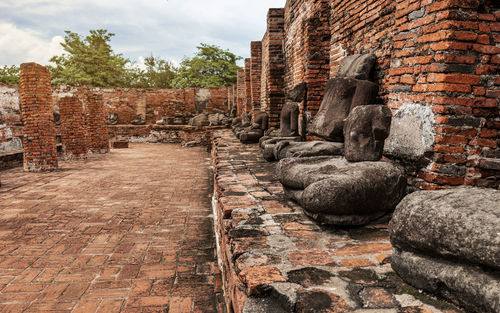 Wat phra si sanphet temple in ayutthaya historical park, this is ancient capital historical landmark