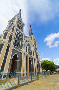 Low angle view of historical building against sky