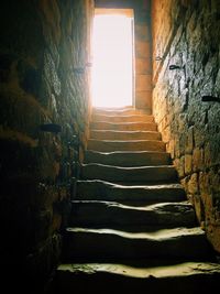 Staircase in old building