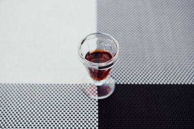 Close-up of alcoholic drink on table