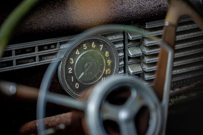 Close-up of clock