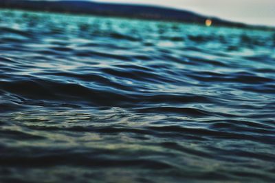 Full frame shot of rippled water