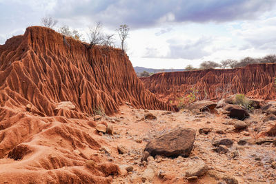 Scenic view point ol jogi canyons in nanyuki, kenya