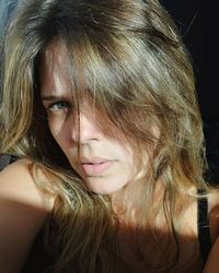 Close-up portrait of young woman