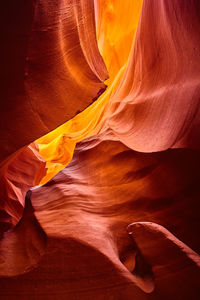 Rock formations at canyon