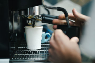 Close-up of coffee cup