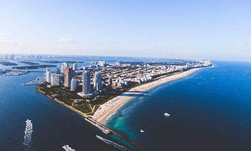 Aerial view of cityscape