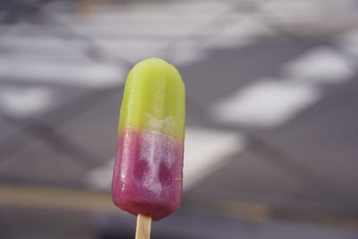 Close-up of ice cream