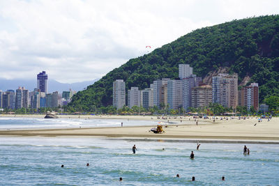 Sao vicente and santos beaches, sao paulo state, brazil