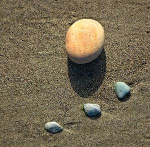 Full frame shot of ball on sand