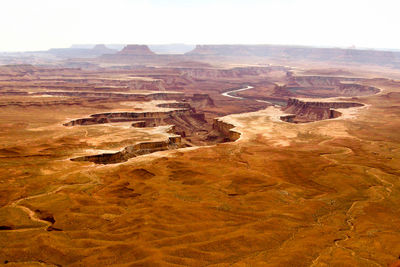 Aerial view of landscape against sky