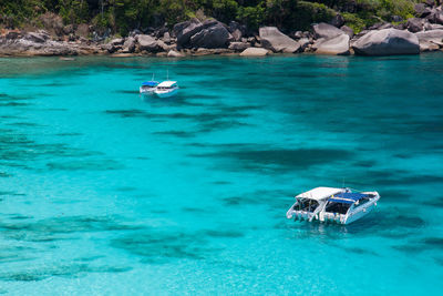 Boat in sea