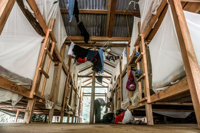 Low angle view of residential building