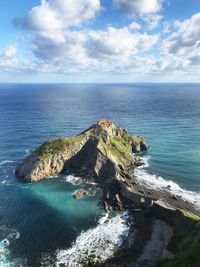 Majestic island in the bay of biscay