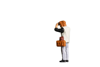 white background