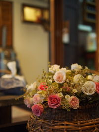 Close-up of rose bouquet