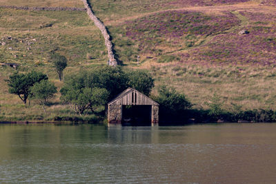 Scenic view of lake