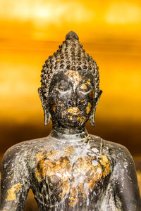 Close-up of buddha statue