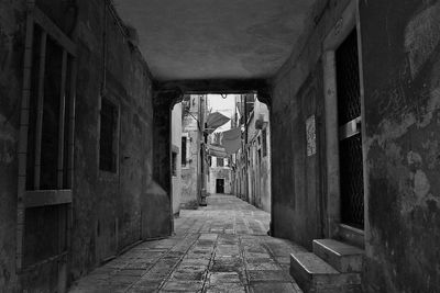 Narrow alley in old town