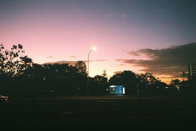 Scenic view of sky at sunset