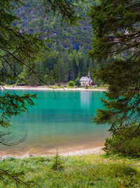 Scenic view of lake