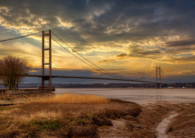 A view of the humber bridge