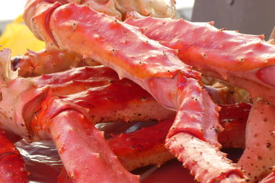 Close-up of meat in market